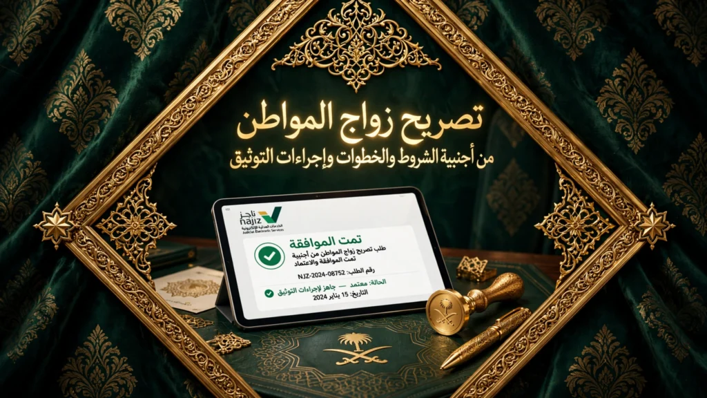تصريح زواج المواطن من أجنبية