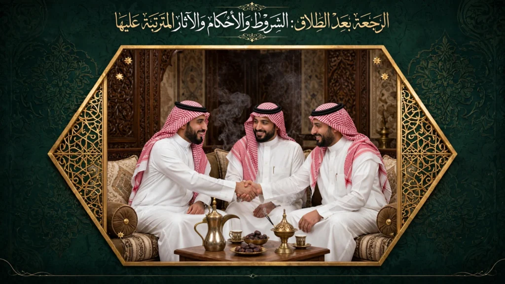 الرجعة بعد الطلاق مجلس صلح سعودي
