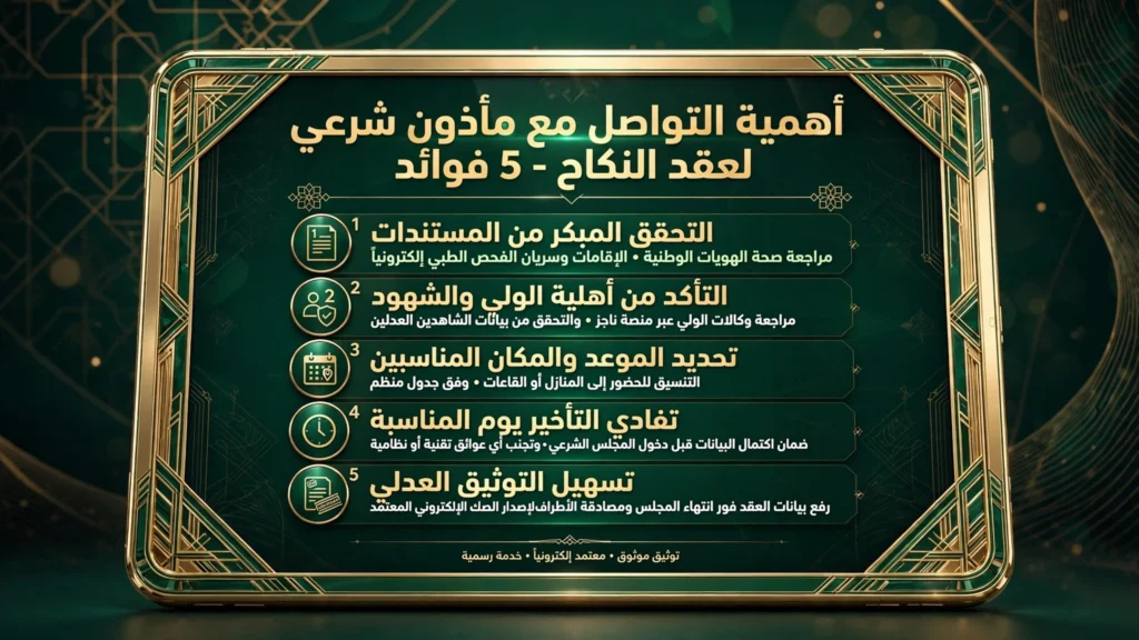 مأذون شرعي لعقد النكاح