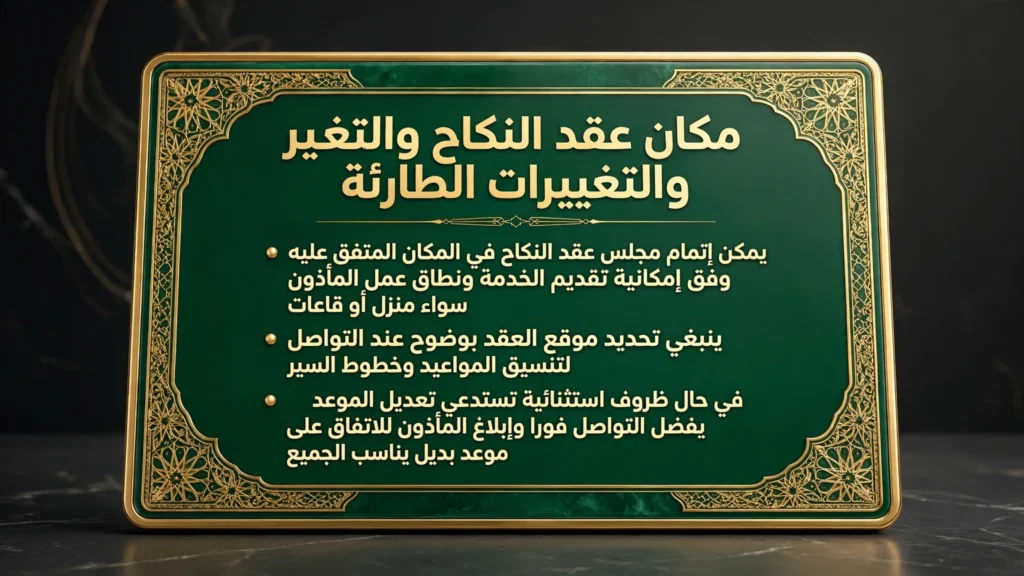 حجز موعد مأذون شرعي