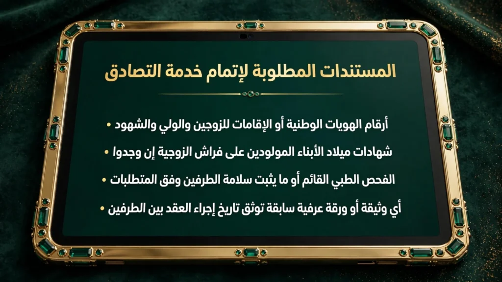 تصادق على زواج عبر ناجز
