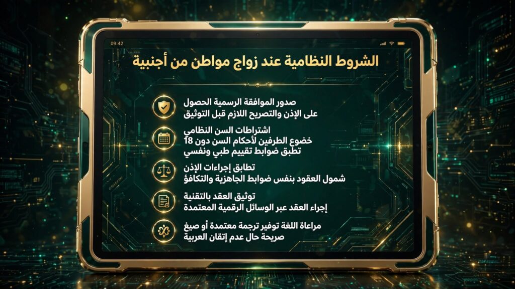 زواج مواطن من اجنبية